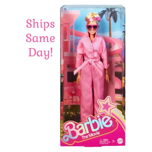 2023 Barbie The Movie Margot Robbie Pink Power Jumpsuit Pantsuit Jump Suit Doll