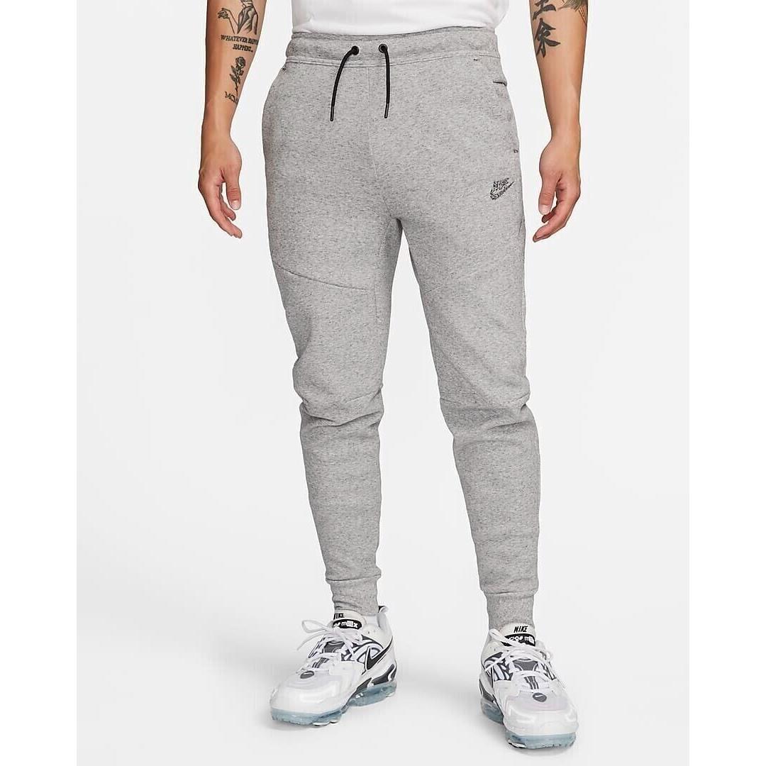 Nike Sportswear Tech Fleece Pants Joggers Tapered Gray Black DR9162 2XL