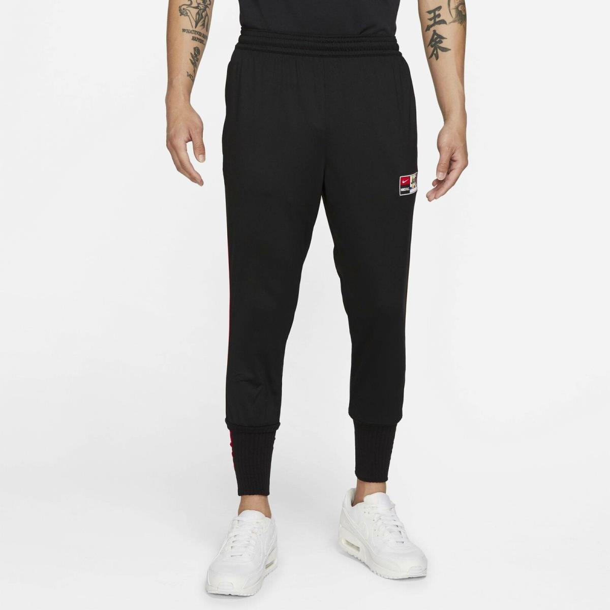 Men`s Nike FC Joga TV Cuffed Knit Soccer Pants Jogger DA8145-010 S