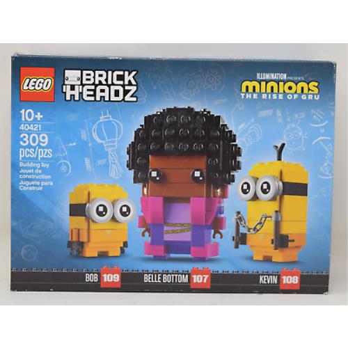 Lego Minions Rise Of Gru Brickheadz Figures Set Belle Bottom 40421