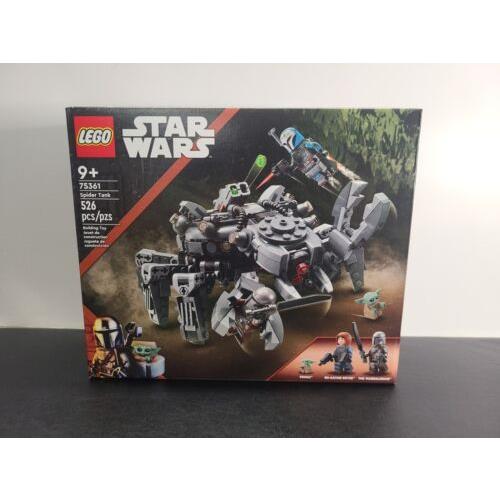 Lego Star Wars: The Mandalorian Spider Tank Set 75361. 526pcs
