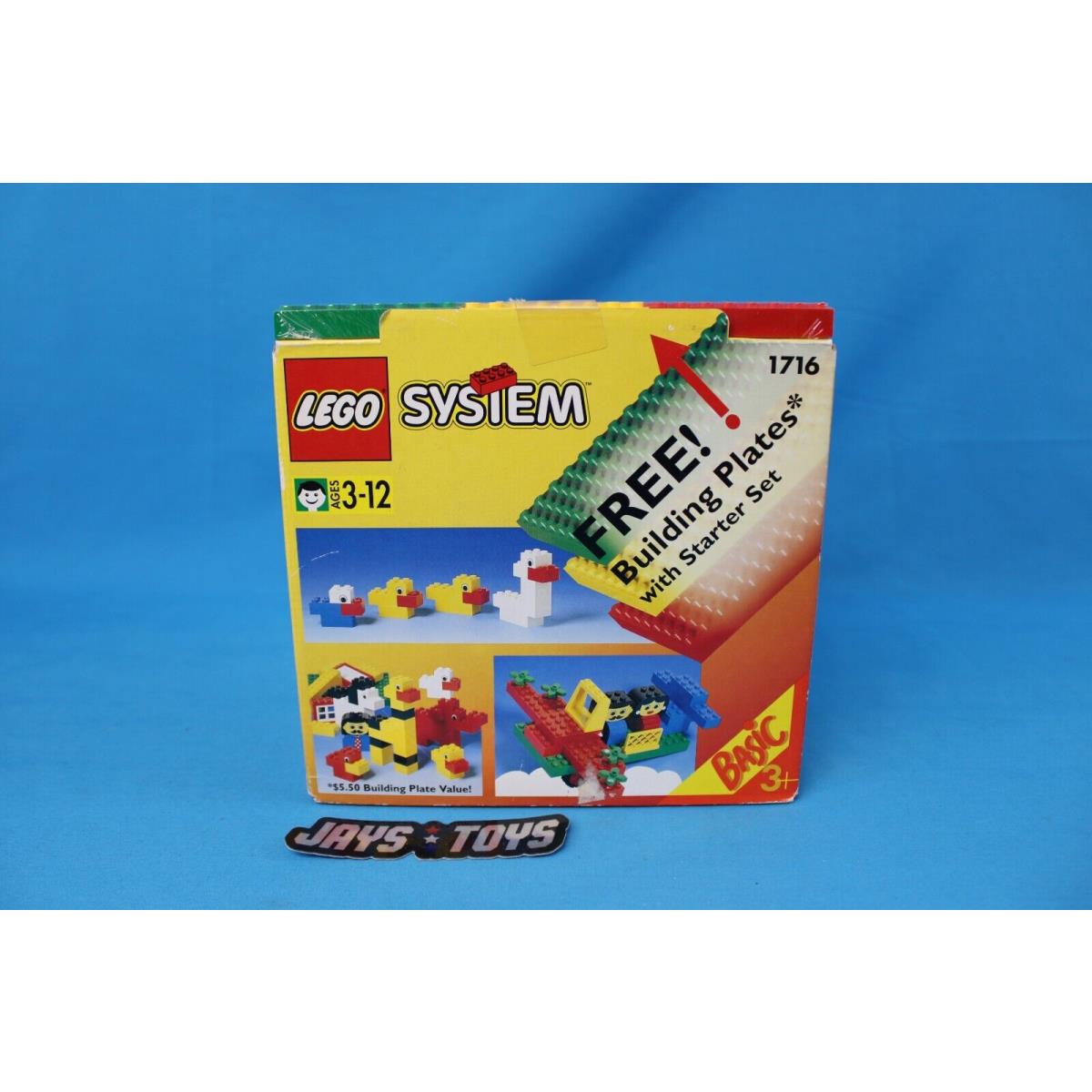 Lego System 1716 Basic Set 204 Pieces