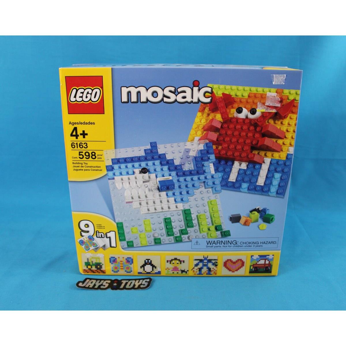 Lego 6163 Mosaic 9 in 1 Set 598 Pieces