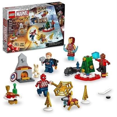 Lego Marvel Avengers 2023 Advent Calendar 76267 Holiday Countdown Building Set
