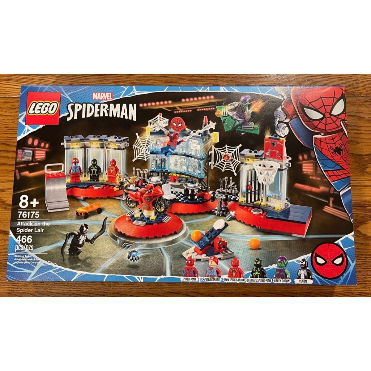 Lego Spiderman Attack on The Spider Lair Set 76175