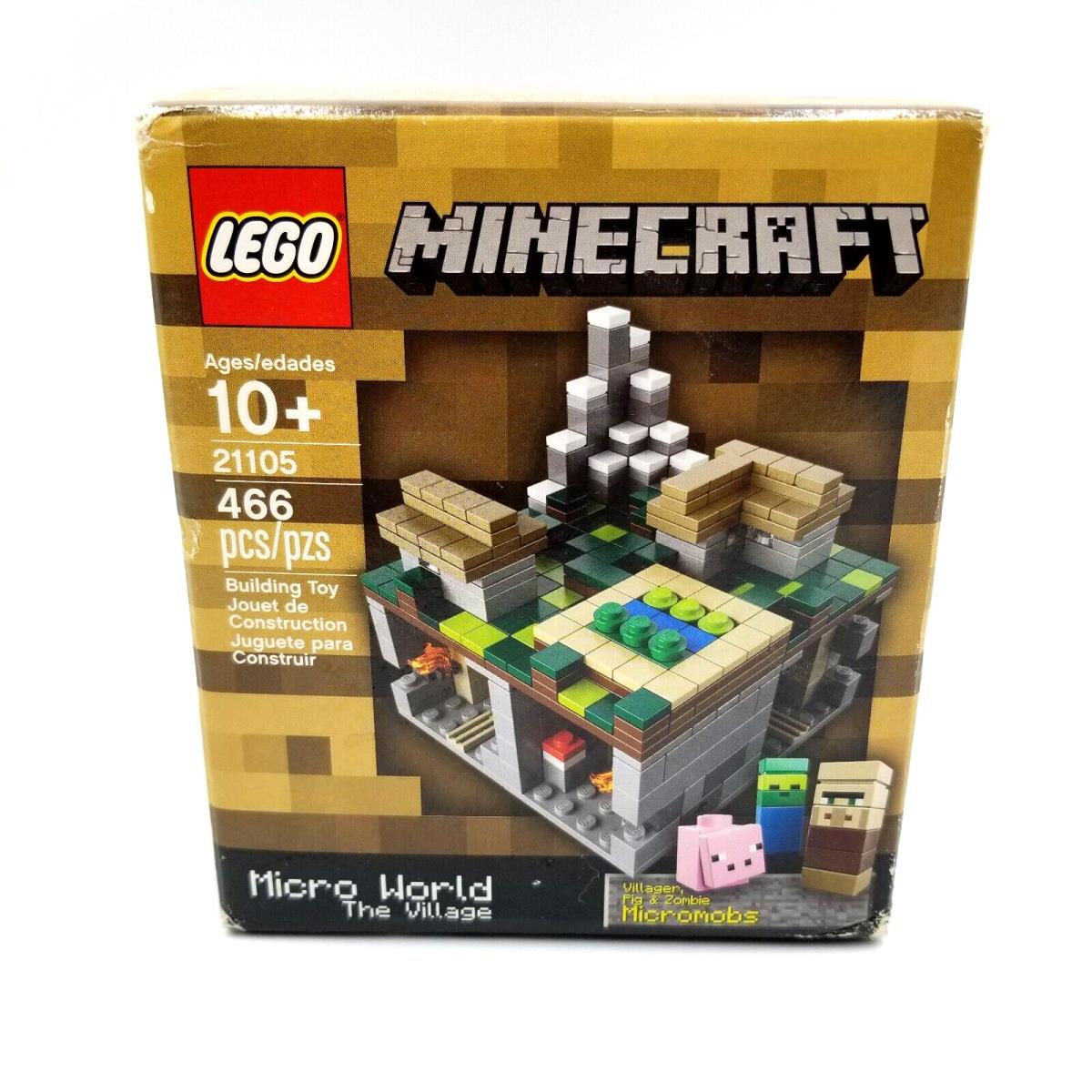 Lego 21105 Minecraft Micro World The Village 2013 Pig Zombie 3 Micromobs
