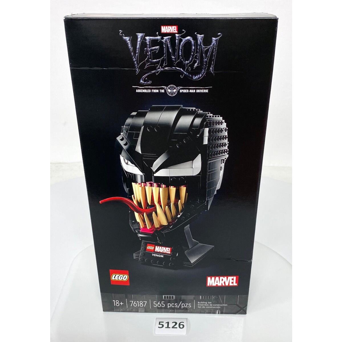 Lego 76187 Marvel Venom Head Bust 565 Pcs