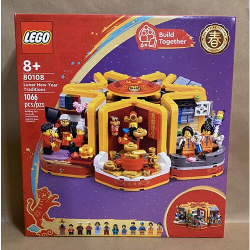 Lego Seasonal: Lunar Year Traditions Set 80108 1066 Pcs