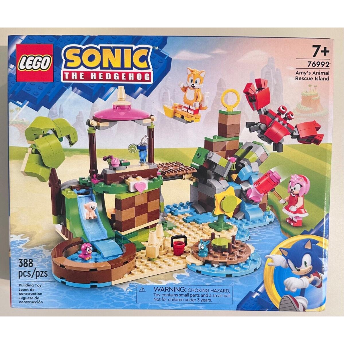 Lego Sonic The Hedgehog Amy s Animal Rescue Island 76992 Building Kit Toy Set