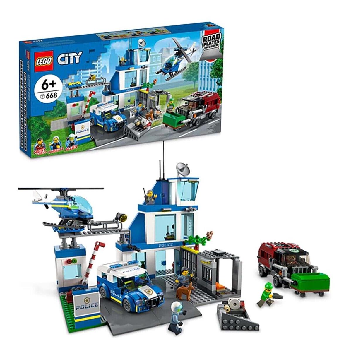 Lego City Police Station Figure Set 60316