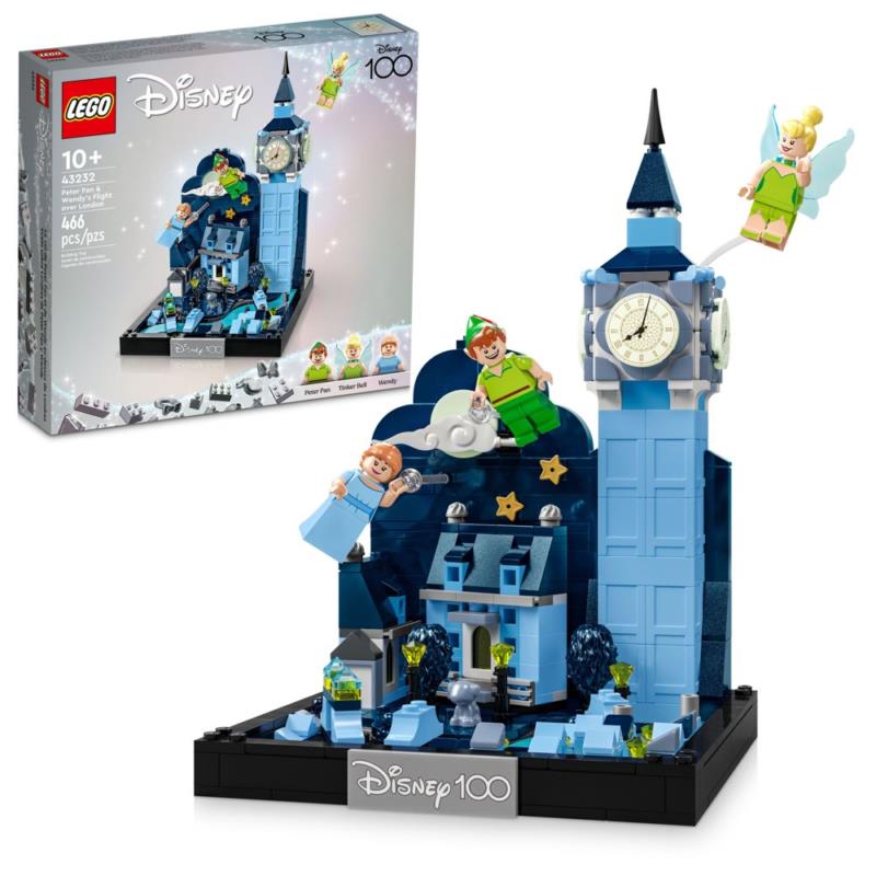 Lego Disney100 Peter Pan Wendy s Flight Over London 43232 Building Set Toy