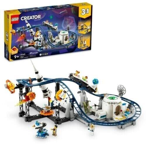 Lego Creator Space Roller Coaster 3in1 31142 - Box Not Mint See Description C