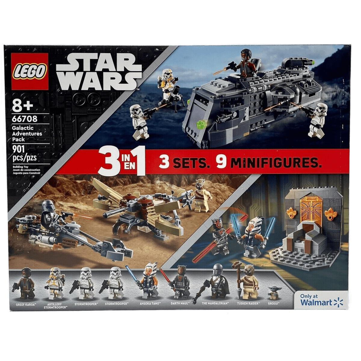 Lego 66708 Star Wars Galactic Adventures Pack 3 in 1