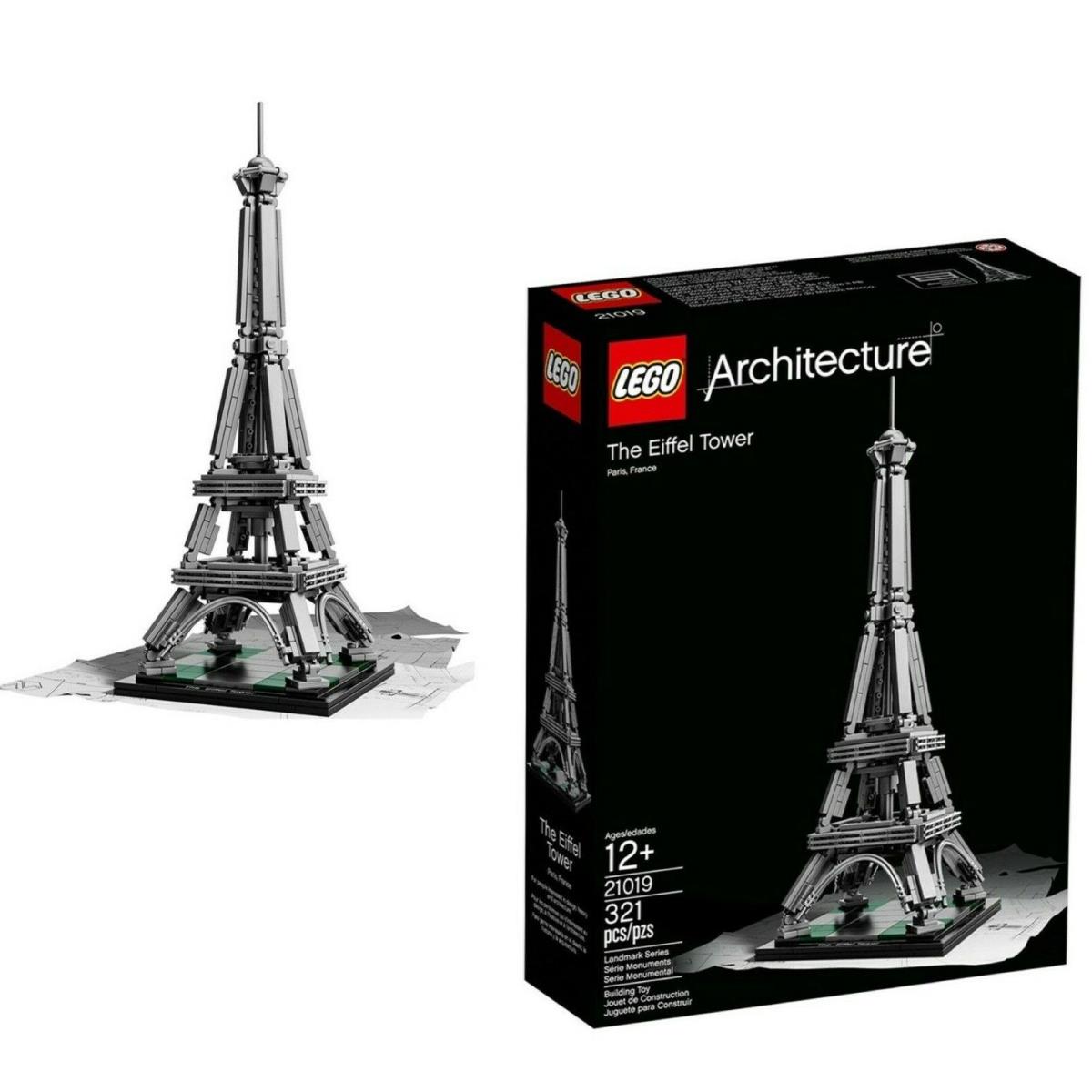 Lego Architecture The Eiffel Tower 21019 Paris France Landmark Retired