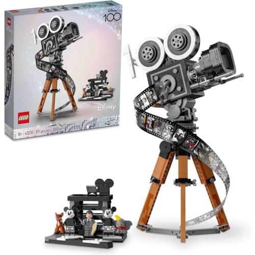 Lego Disney Walt Tribute Camera 43230 Building Kit Celebrate Disney 100 811pcs