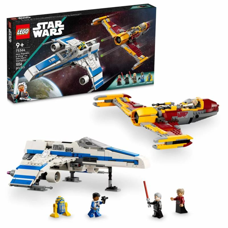 Lego Star Wars: Ahsoka Republic E-wing Vs. Shin Hati s Starfighter 75364 Set