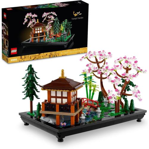 Lego Icons Tranquil Garden 10315 Japanese Zen Gardens and Meditation 1 363pcs