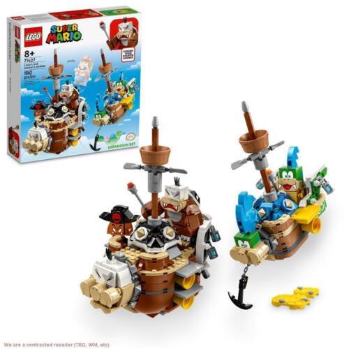 Lego Super Mario Larry`s and Morton`s Airships Buildable Expansion Toy Set 71427