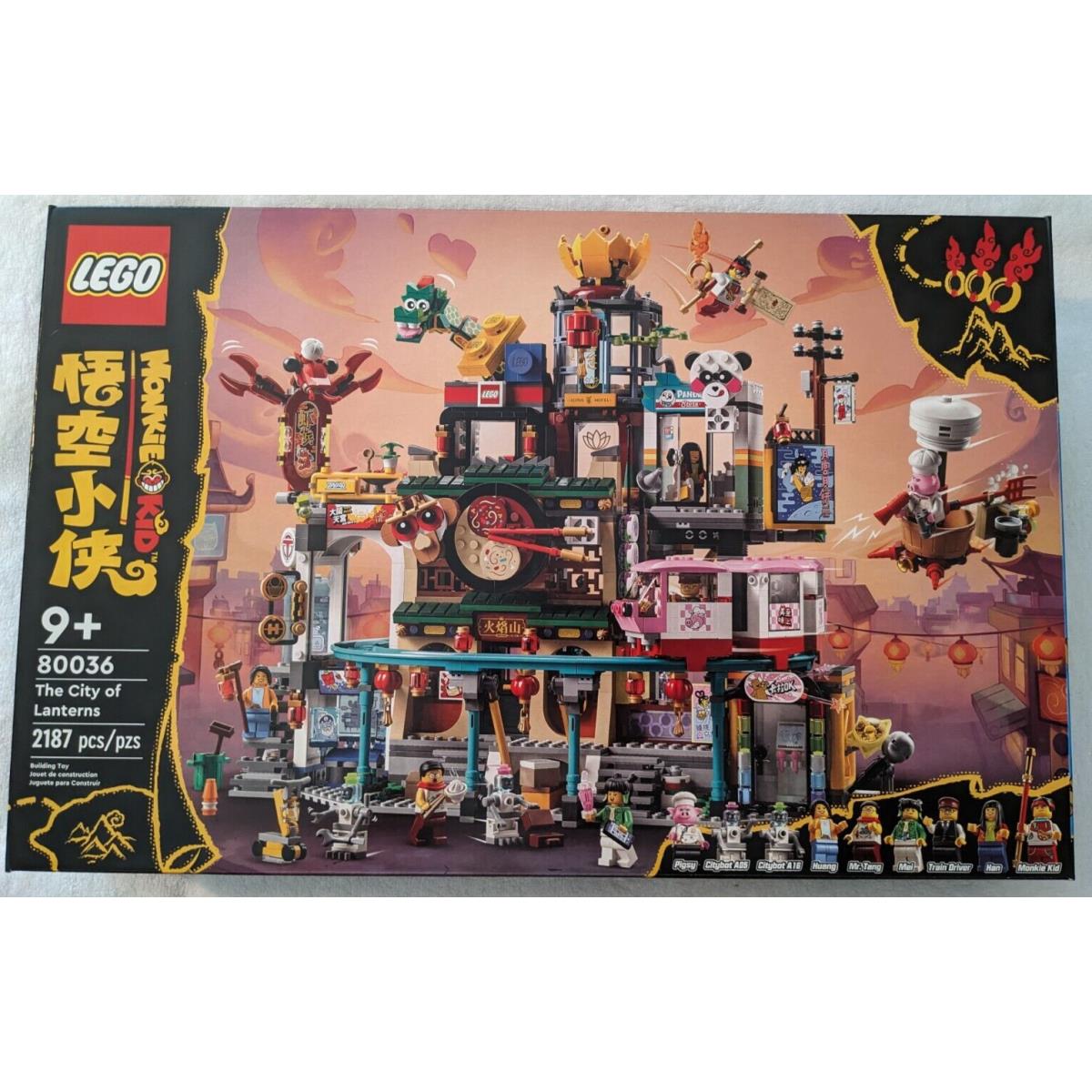 Lego 80036 Monkie Kid The City of Lanterns 2187 Pieces