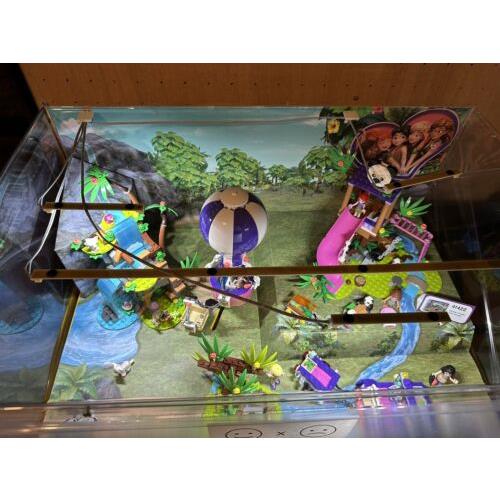 Lego Friends Sets 60272 60273 60274 Retail Store Display Case Led