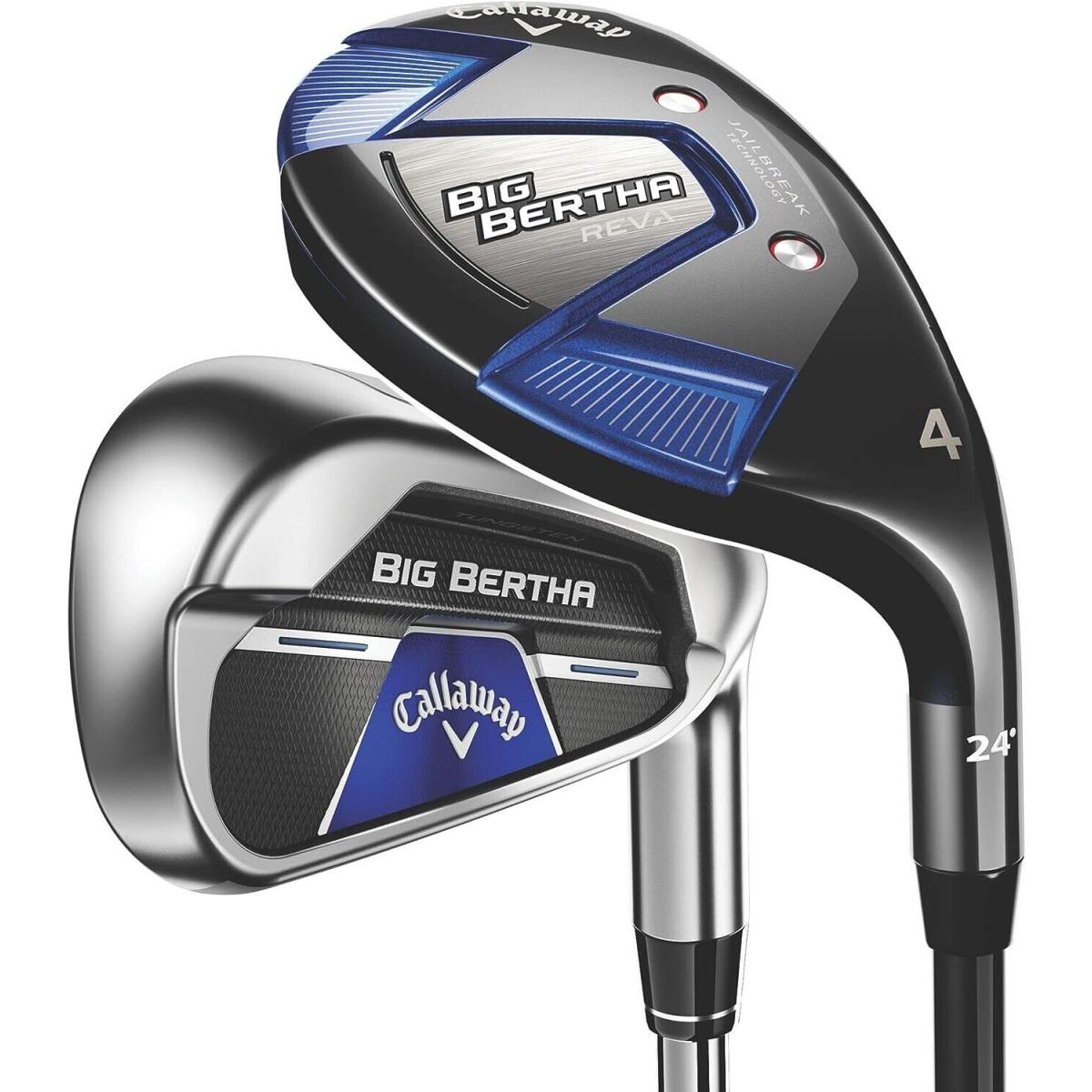 Callaway Big Bertha B21 Reva Combo Irons Set 5/6H+7-PW Rch 45 Ladies - RH