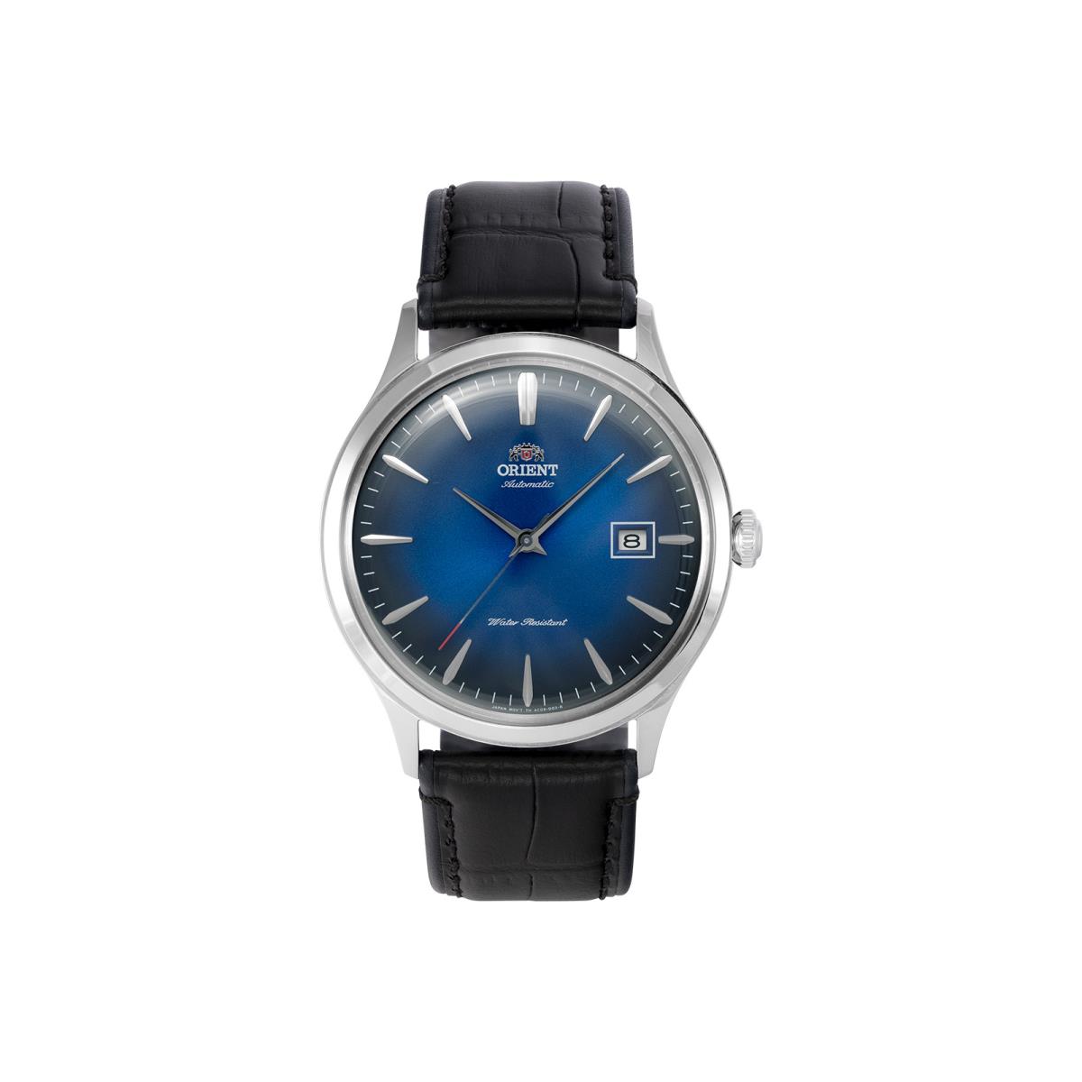 Orient Bambino Version 4 Automatic Dress Watch 42mm Navy Blue FAC08004D0