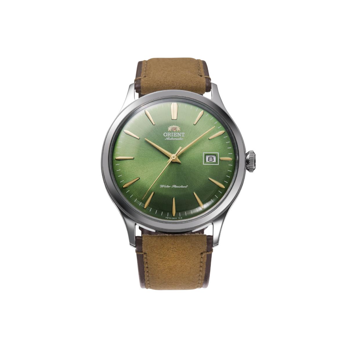 Orient Bambino Version 4 Automatic Dress Watch 42mm Pastel Green RA-AC0P01E10B