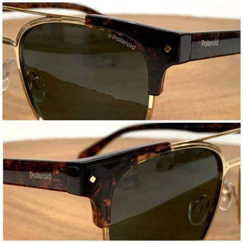 Polaroid sunglasses PLD - Brown tortoise / Gold Frame, Black Lens