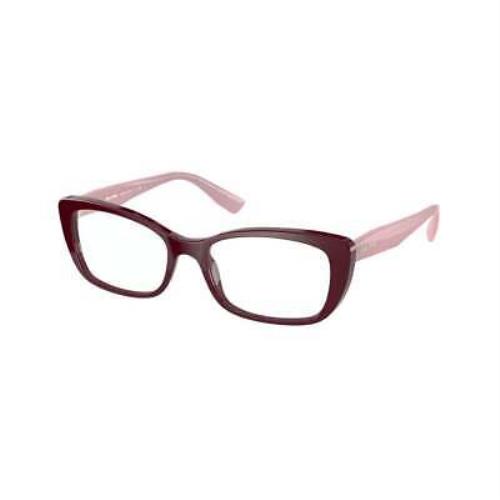 Miu Miu MU07TVA-USH1O1-53 Burgundi Eyeglasses