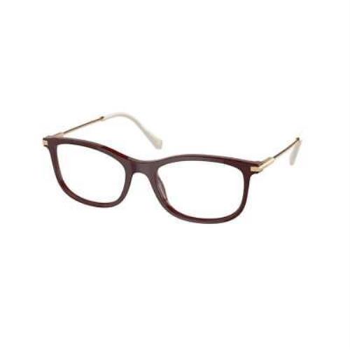 Miu Miu MU09TVA-01T1O1-53 Burgundi Eyeglasses