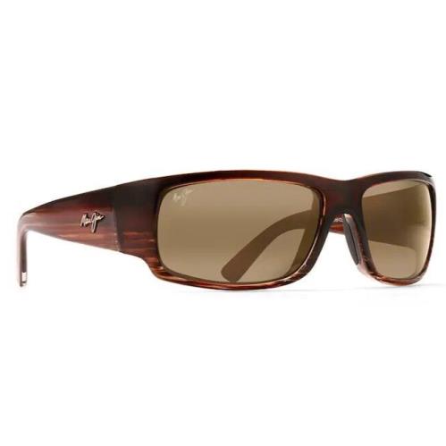 Maui Jim World Cup H266-01 Chocolate Stripe Fade Frame/ Hcl Bronze Sunglasses
