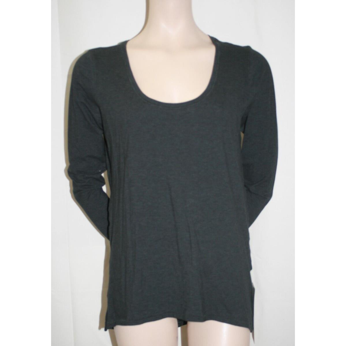 Lululemon Womens Another Round LS Hblk Heathered Black Shirt Top Size: 10