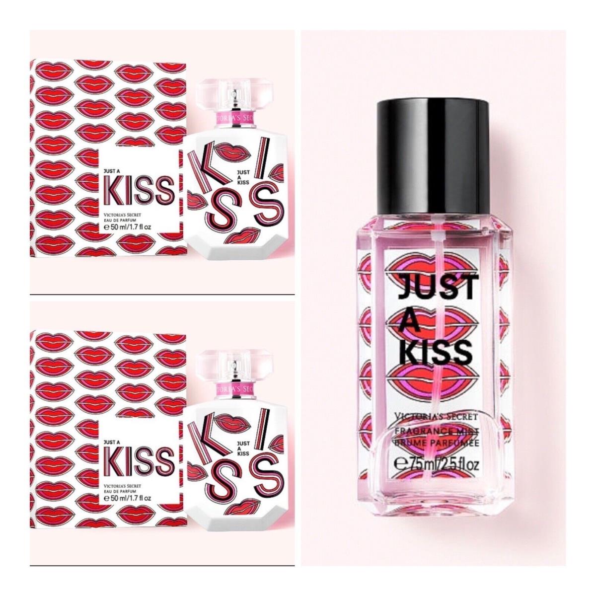 Victoria s Secret Just A Kiss Eau de Parfum 1.7 Fl.oz 2 and Fragrance Mist