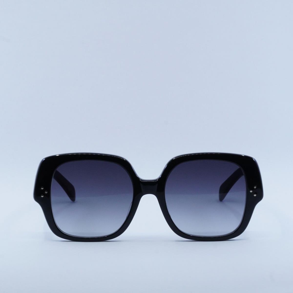 Celine CL40241F 01B Shiny Black/smoke Gradient 55-19-140 Sunglasses