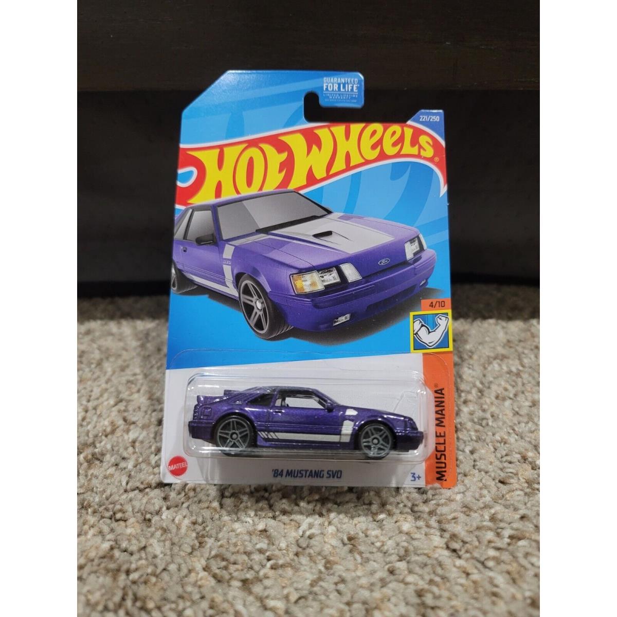2022 Hot Wheels Muscle Mania `84 Mustang Svo Error Missing Tampo