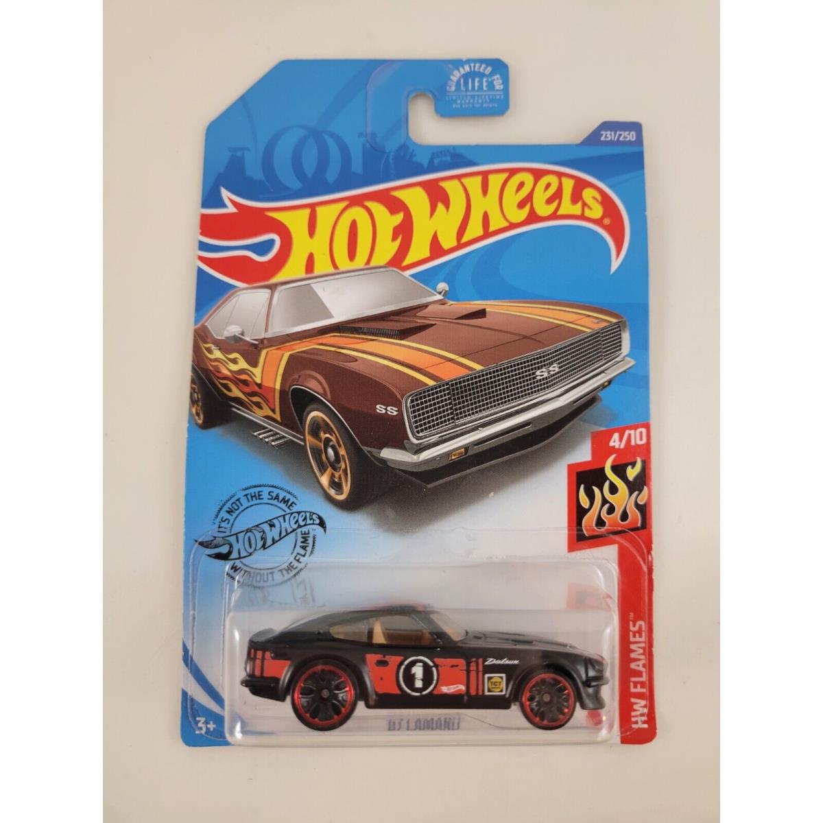 Hot Wheels 2017 Error Wrong Car In Package Datson 240Z In 1967 Camaro Card