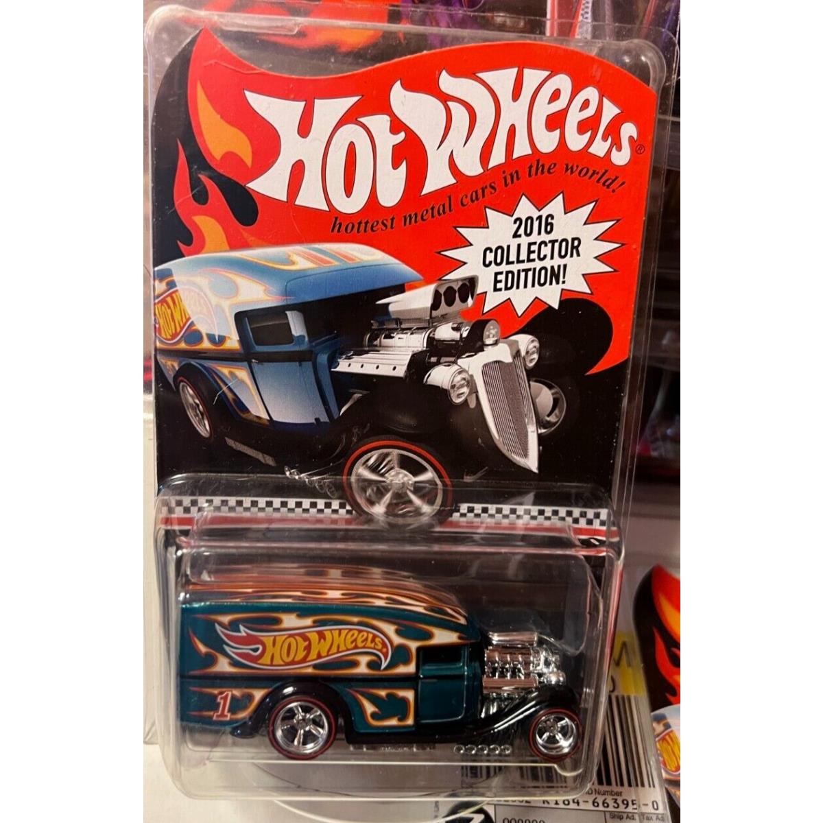 Hot Wheels Blown Delivery Red Line Club 2016 Collector Edition with Case