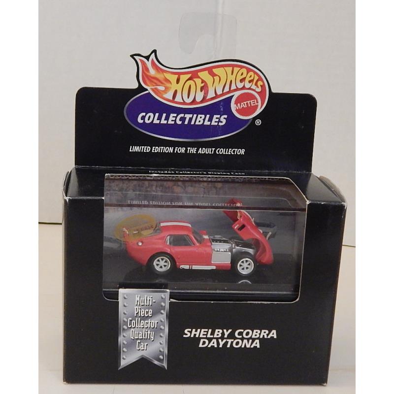 1965 Shelby Cobra Daytona Red Real Riders Hot Wheels Adult Collector Black Box