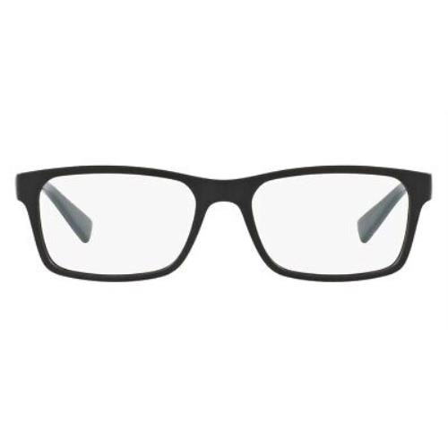 Armani Exchange AX3038F Eyeglasses Men Black Rectangle 56mm