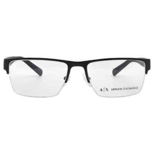 Armani Exchange Demo Rectangular Men`s Eyeglasses AX1018 6063 54 AX1018 6063 54