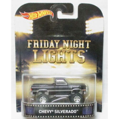 2014 Hot Wheels Retro Entertainment Friday Night Lights Chevy Silverado Black