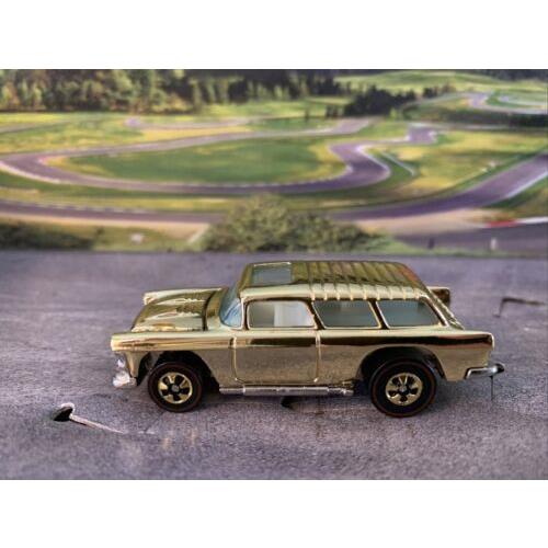 Hot Wheels 1994 Fao Schwarz Gold Collection II `55 Classic Nomad Redline