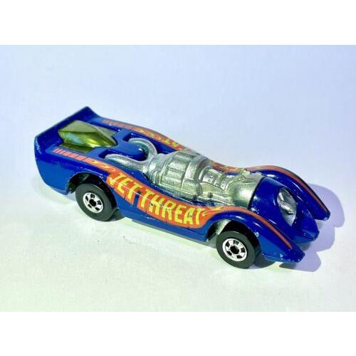 Vintage 1970 Hot Wheels Jet Threat 2 Car - Wow - Drag Strippers HK