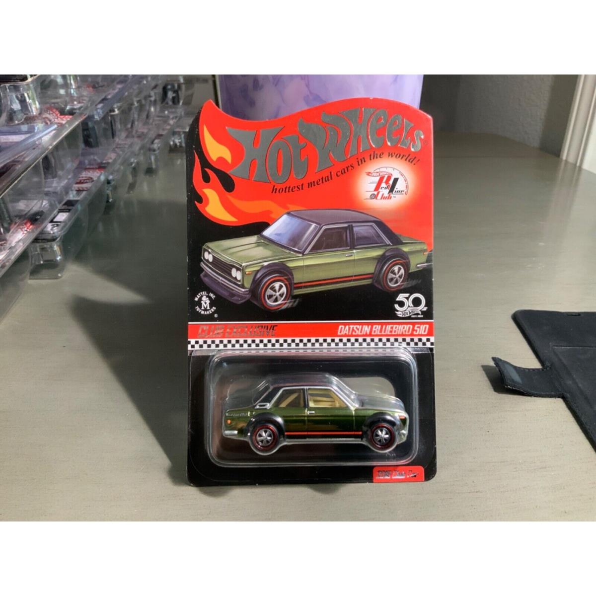 Hot Wheels Red Line Club 2018 Club Car Datsun Bluebird 510 Exclusive 13377/17500