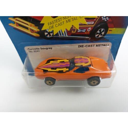 Hot Wheels Corvette Stingray 9241 Vintage 1980 The Hot Ones Unpunched Card