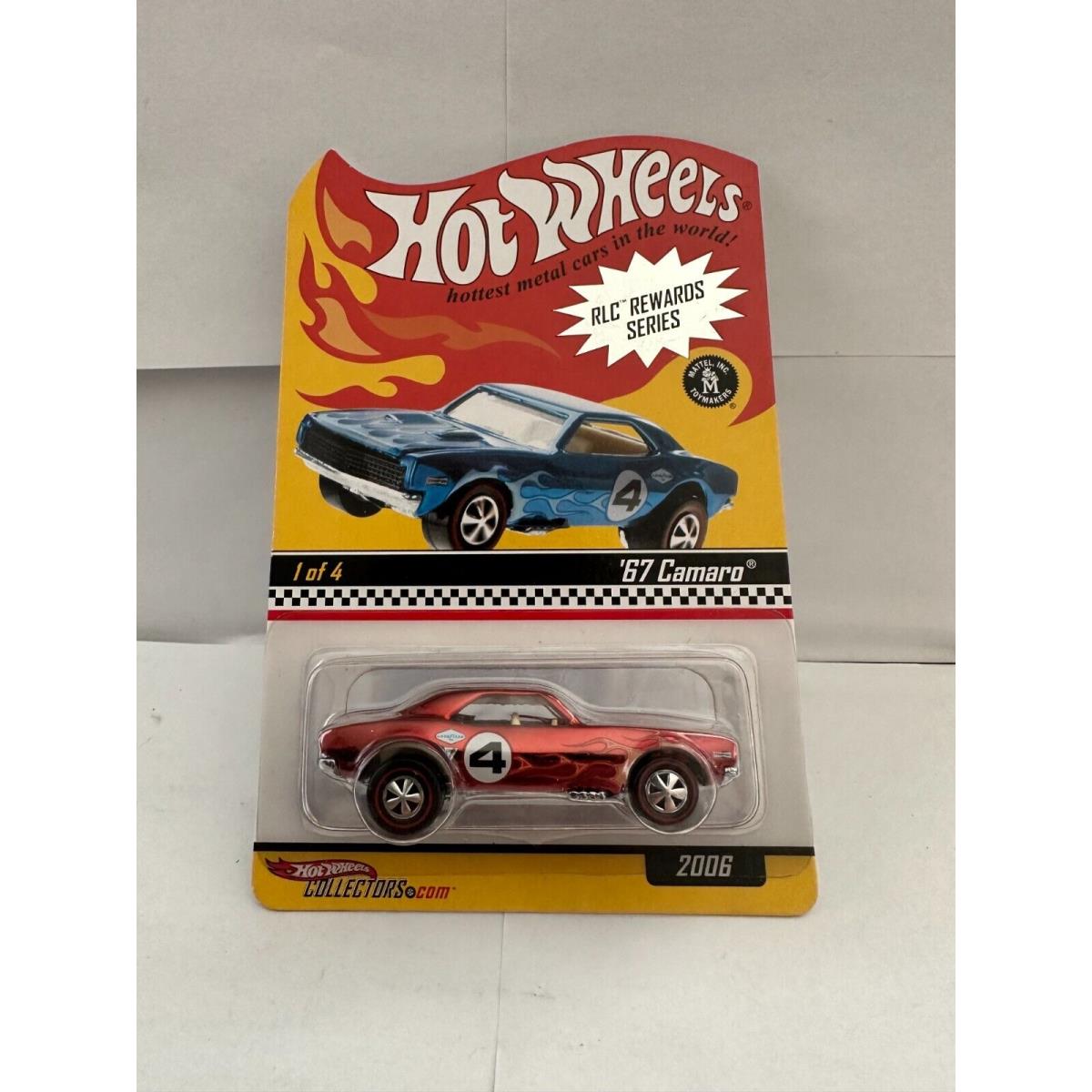 Hot Wheels Rlc Rewards Series `67 Camaro 1/4 N3