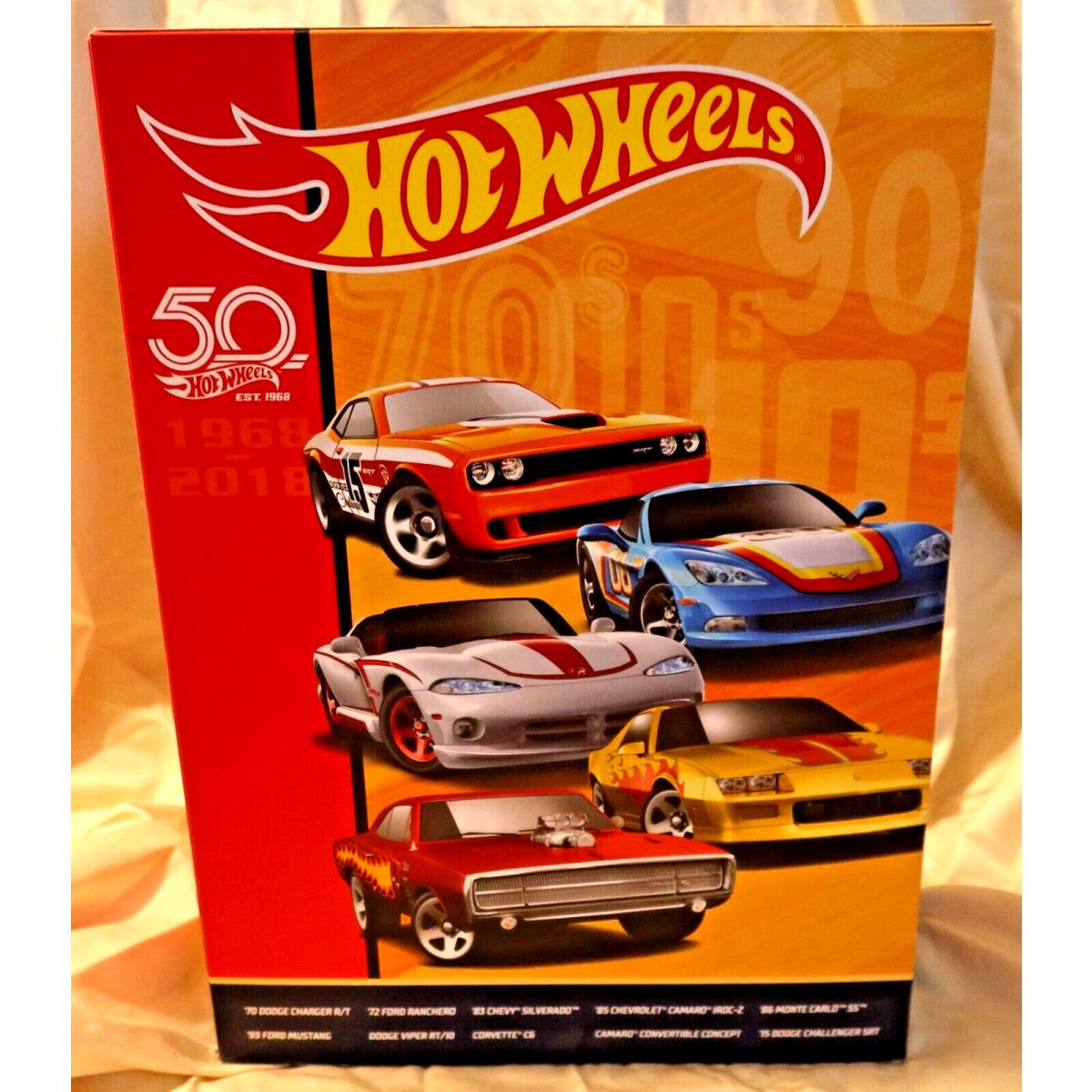 2018 Hot Wheels 50TH Throwback 1968 - 2018 Collection Set of 20 Cars