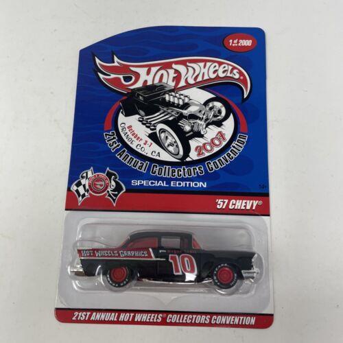 Hot Wheels - 21st Annual Convention - 57 Chevy - 1 of 2000 - Dinner Car