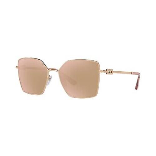 Bvlgari BV6175-20140W-56 Pink Gold Sunglasses