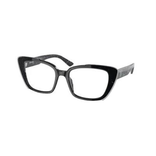 Prada PR03YV-01N1O1-54 Black Eyeglasses